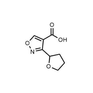 3-(Tetrahydrofuran-2-yl)isoxazole-4-carboxylic acid|CS-0960580
