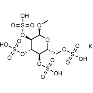 (2S,3R,4S,5R,6R)-2-Methoxy-6-((sulfooxy)methyl)tetrahydro-2H-pyran-3,4,5-triyl tris(hydrogen sulfate), potassium salt|CS-0960602
