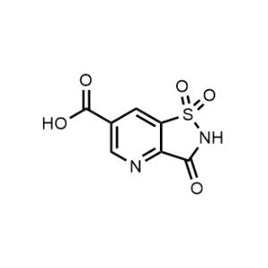 3-Oxo-2,3-dihydroisothiazolo[4,5-b]pyridine-6-carboxylic acid 1,1-dioxide|CS-0960644