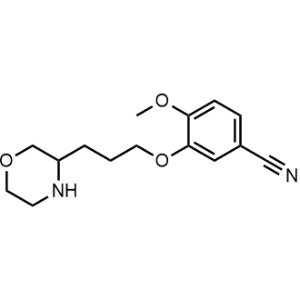 4-Methoxy-3-(3-(morpholin-3-yl)propoxy)benzonitrile|CS-0960806