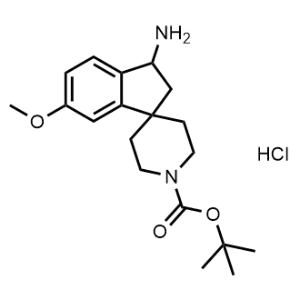 Tert-butyl 3-amino-6-methoxy-2,3-dihydrospiro[indene-1,4-piperidine]-1-carboxylate hydrochloride|CS-0960814