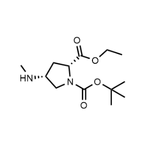 1-(Tert-butyl) 2-ethyl (2R,4R)-4-(methylamino)pyrrolidine-1,2-dicarboxylate|CS-0961011