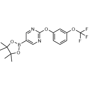 5-(4,4,5,5-Tetramethyl-1,3,2-dioxaborolan-2-yl)-2-(3-(trifluoromethoxy)phenoxy)pyrimidine|CS-0961243
