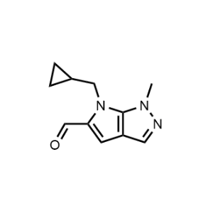 6-(Cyclopropylmethyl)-1-methyl-1,6-dihydropyrrolo[2,3-c]pyrazole-5-carbaldehyde|CS-0961690
