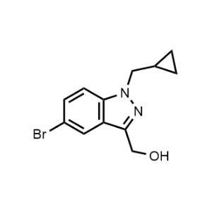 (5-Bromo-1-(cyclopropylmethyl)-1H-indazol-3-yl)methanol|CS-0961693