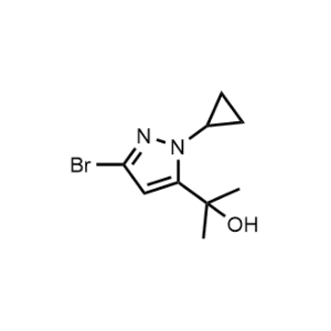 2-(3-Bromo-1-cyclopropyl-1H-pyrazol-5-yl)propan-2-ol|CS-0961694