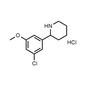 2-(3-Chloro-5-methoxyphenyl)piperidine hydrochloride|CS-0961707