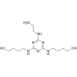 4,4-((6-((2-Aminoethyl)amino)-1,3,5-triazine-2,4-diyl)bis(azanediyl))bis(butan-1-ol)|CS-0962072