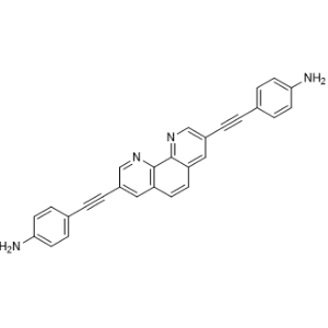 4,4-((1,10-Phenanthroline-3,8-diyl)bis(ethyne-2,1-diyl))dianiline|CS-0962120
