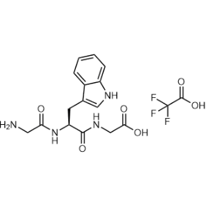 Glycyl-l-tryptophylglycine compound with 2,2,2-trifluoroacetic acid 1:1|CS-0962162
