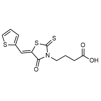 4-(4-Oxo-5-(thiophen-2-ylmethylene)-2-thioxothiazolidin-3-yl)butanoic acid|CS-0962816