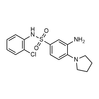 3-Amino-N-(2-chlorophenyl)-4-(pyrrolidin-1-yl)benzenesulfonamide|CS-0963267