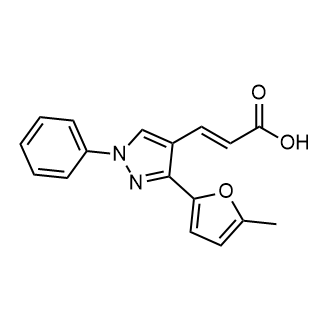 3-(3-(5-Methylfuran-2-yl)-1-phenyl-1H-pyrazol-4-yl)acrylic acid|CS-0964178