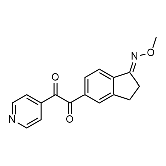 1-(1-(Methoxyimino)-2,3-dihydro-1H-inden-5-yl)-2-(pyridin-4-yl)ethane-1,2-dione|CS-0964795