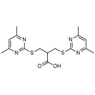 3-((4,6-Dimethylpyrimidin-2-yl)thio)-2-(((4,6-dimethylpyrimidin-2-yl)thio)methyl)propanoic acid|CS-0965163