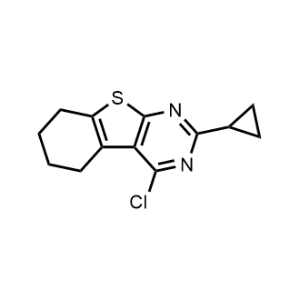 4-Chloro-2-cyclopropyl-5,6,7,8-tetrahydrobenzo[4,5]thieno[2,3-d]pyrimidine|CS-0965500