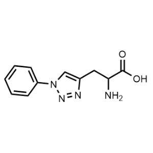 2-Amino-3-(1-phenyl-1H-1,2,3-triazol-4-yl)propanoic acid|CS-0965729