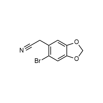 2-(6-Bromobenzo[d][1,3]dioxol-5-yl)acetonitrile|CS-0966429