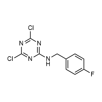 4,6-Dichloro-N-(4-fluorobenzyl)-1,3,5-triazin-2-amine|CS-0966530