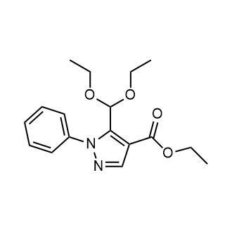 Ethyl 5-(diethoxymethyl)-1-phenyl-1H-pyrazole-4-carboxylate|CS-0967145