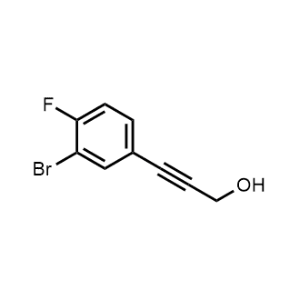 3-(3-Bromo-4-fluorophenyl)prop-2-yn-1-ol|CS-0967501