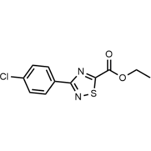 Ethyl 3-(4-chlorophenyl)-1,2,4-thiadiazole-5-carboxylate|CS-0967631