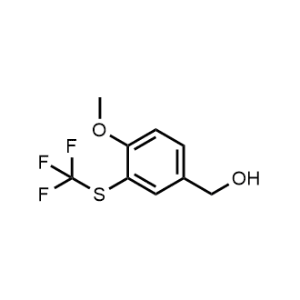 (4-Methoxy-3-((trifluoromethyl)thio)phenyl)methanol|CS-0968084