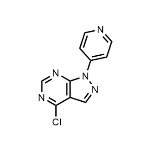 4-Chloro-1-(pyridin-4-yl)-1H-pyrazolo[3,4-d]pyrimidine|CS-0968151