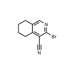 3-Bromo-5,6,7,8-tetrahydroisoquinoline-4-carbonitrile|CS-0968307