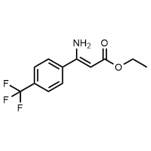 Ethyl 3-amino-3-(4-(trifluoromethyl)phenyl)acrylate|CS-0968523