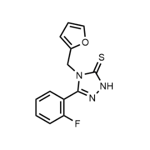 5-(2-Fluorophenyl)-4-(furan-2-ylmethyl)-2,4-dihydro-3H-1,2,4-triazole-3-thione|CS-0968752