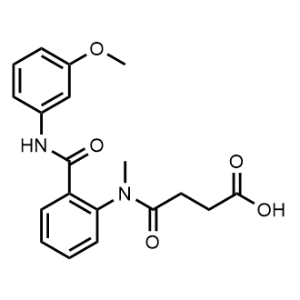 4-((2-((3-Methoxyphenyl)carbamoyl)phenyl)(methyl)amino)-4-oxobutanoic acid|CS-0969405