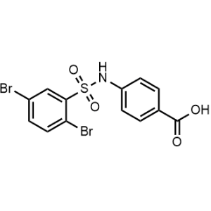 4-((2,5-Dibromophenyl)sulfonamido)benzoic acid|CS-0969586