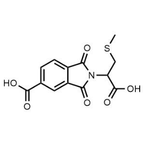 2-(1-Carboxy-2-(methylthio)ethyl)-1,3-dioxoisoindoline-5-carboxylic acid|CS-0969898