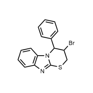 3-Bromo-4-phenyl-3,4-dihydro-2H-benzo[4,5]imidazo[2,1-b][1,3]thiazine|CS-0969972