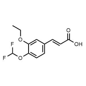 3-(4-(Difluoromethoxy)-3-ethoxyphenyl)acrylic acid|CS-0970076