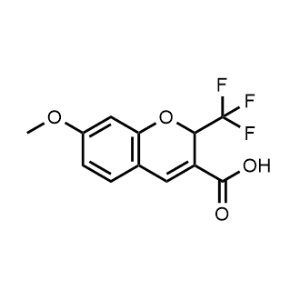 7-Methoxy-2-(trifluoromethyl)-2H-chromene-3-carboxylic acid|CS-0970462