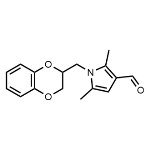 1-((2,3-Dihydrobenzo[b][1,4]dioxin-2-yl)methyl)-2,5-dimethyl-1H-pyrrole-3-carbaldehyde|CS-0970710