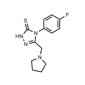 4-(4-Fluorophenyl)-5-(pyrrolidin-1-ylmethyl)-2,4-dihydro-3H-1,2,4-triazole-3-thione|CS-0970755
