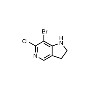 7-Bromo-6-chloro-2,3-dihydro-1H-pyrrolo[3,2-c]pyridine|CS-0971002