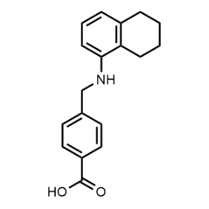4-(((5,6,7,8-Tetrahydronaphthalen-1-yl)amino)methyl)benzoic acid|CS-0971234