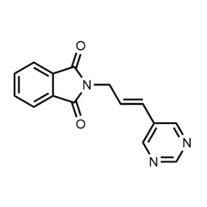(E)-2-(3-(Pyrimidin-5-yl)allyl)isoindoline-1,3-dione|CS-0971324