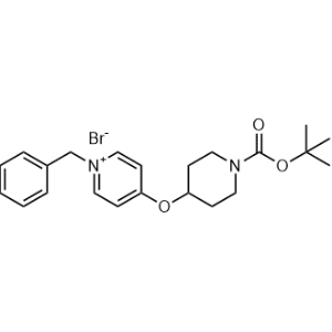 1-Benzyl-4-((1-(tert-butoxycarbonyl)piperidin-4-yl)oxy)pyridin-1-ium bromide|CS-0971416