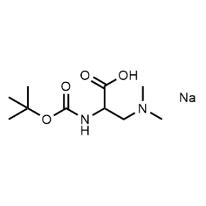2-((Tert-butoxycarbonyl)amino)-3-(dimethylamino)propanoic acid, sodium salt|CS-0971660