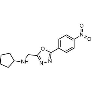 N-((5-(4-Nitrophenyl)-1,3,4-oxadiazol-2-yl)methyl)cyclopentanamine|CS-0971895