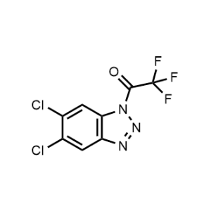 1-(5,6-Dichloro-1H-benzo[d][1,2,3]triazol-1-yl)-2,2,2-trifluoroethan-1-one|CS-0972307
