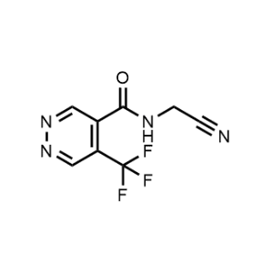N-(Cyanomethyl)-5-(trifluoromethyl)pyridazine-4-carboxamide|CS-0972634