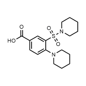 4-(Piperidin-1-yl)-3-(piperidin-1-ylsulfonyl)benzoic acid|CS-0972717