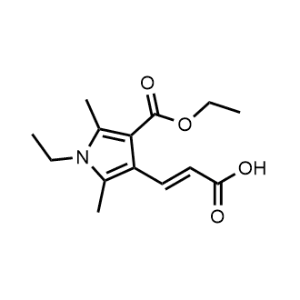 3-(4-(Ethoxycarbonyl)-1-ethyl-2,5-dimethyl-1H-pyrrol-3-yl)acrylic acid|CS-0972888