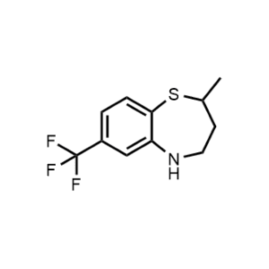 2-Methyl-7-(trifluoromethyl)-2,3,4,5-tetrahydrobenzo[b][1,4]thiazepine|CS-0973100